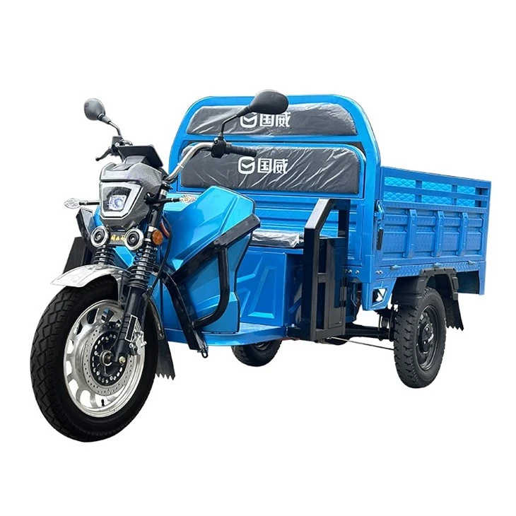 Popular Powerful Heavy Loading Large Cabin Electric Cargo Delivery Tricycles Heavy Load Open 3 Wheel Electric Cargo Tricycle