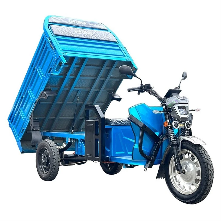 Popular Powerful Heavy Loading Large Cabin Electric Cargo Delivery Tricycles Heavy Load Open 3 Wheel Electric Cargo Tricycle